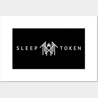 sleep token icon white Posters and Art